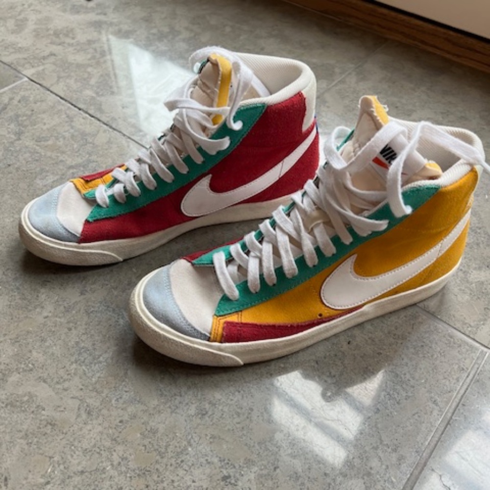 Nike Color Block High Tops